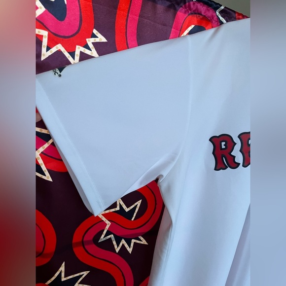 NWT Vintage Majestic Boston Red Sox Carlton Fisk Cooperstown Hall Of Fame Jersey - Picture 8 of 14